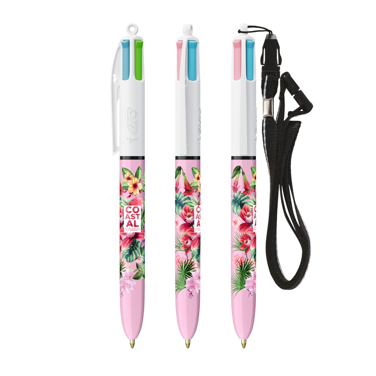 BIC 4 Couleurs Fashion bille avec cordon personnalisé - vue 2